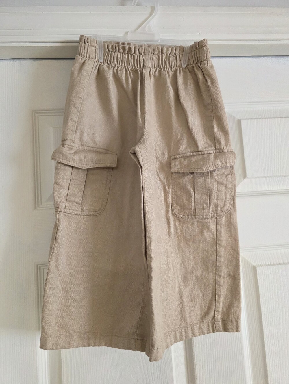 Old Navy Beige Cargo Wide-Leg Pants for Kids